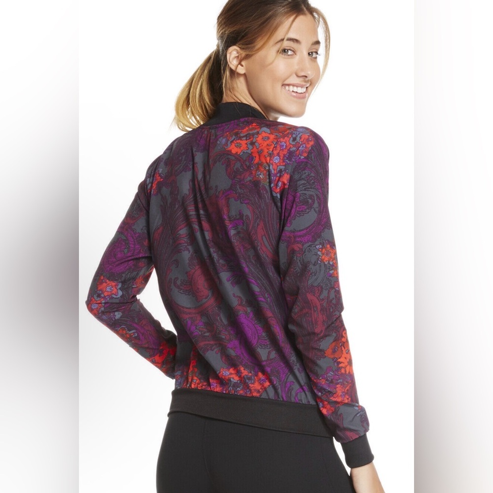 Fabletics Ithaca Bomber Jacket Romantic Paisley P… - image 3